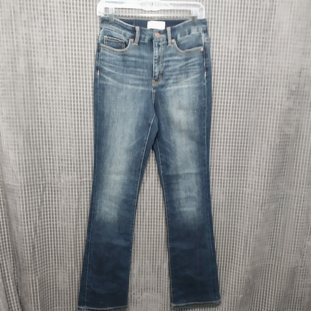 BKE Parker Tailored Bootcut Jeans Womens High Rise 28 x 33 Blue